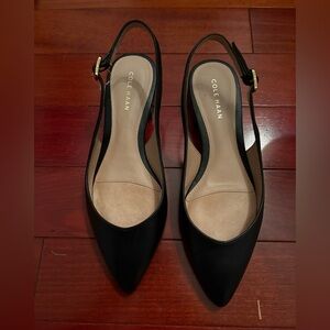 Cole Haan Pointed Toe Sling Backs